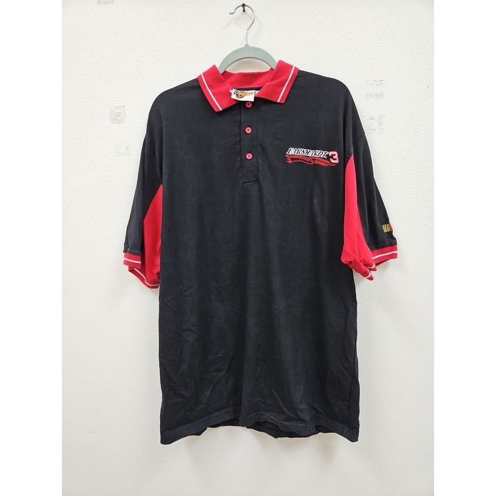 Winners Circle Mens Dale Earnhardt 7th Time Champ Collared Button Medium
